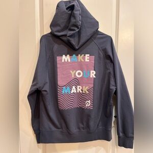 Peloton “Make Your Mark” half zip hoodie medium